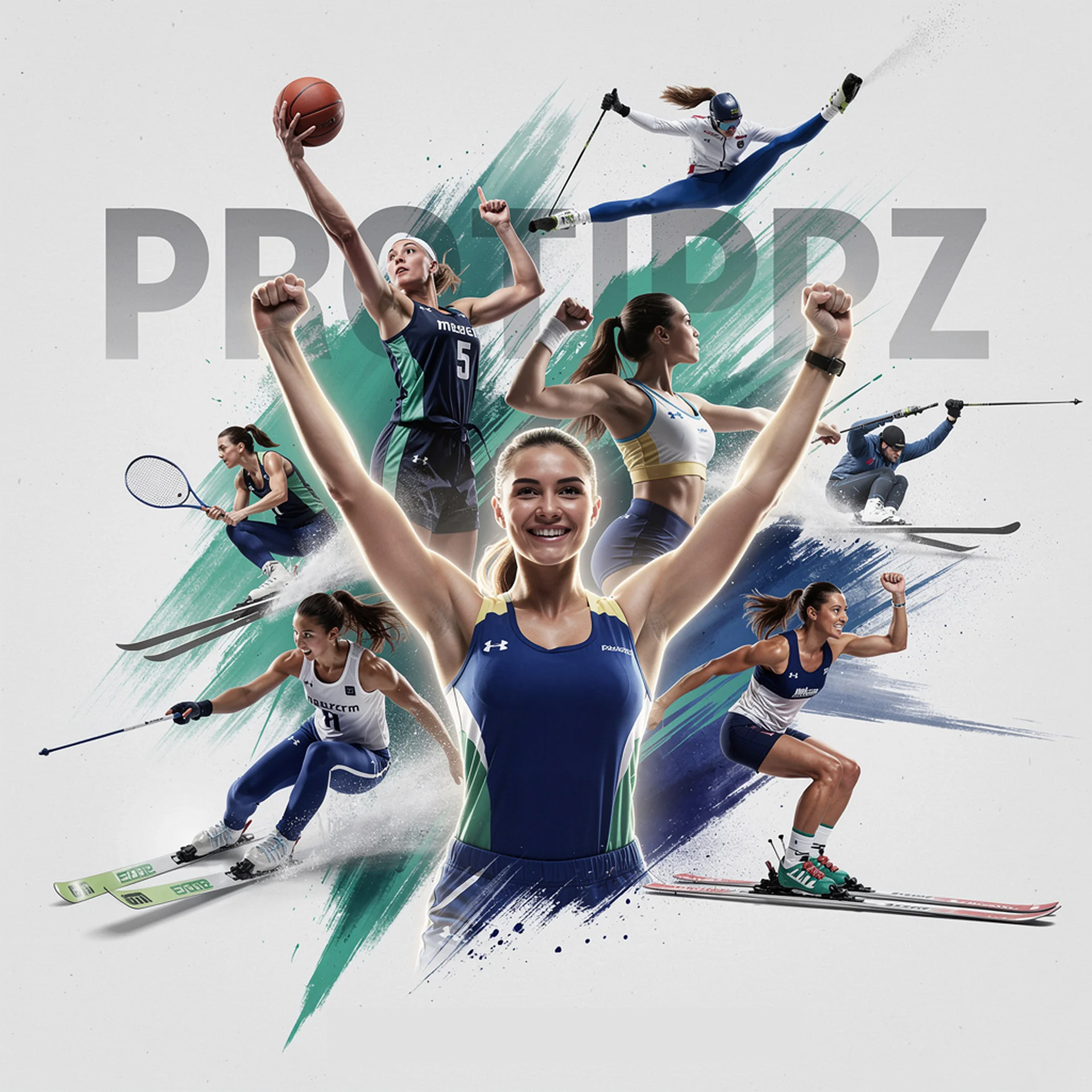 Female athlete supported by PROTIPPZ fans